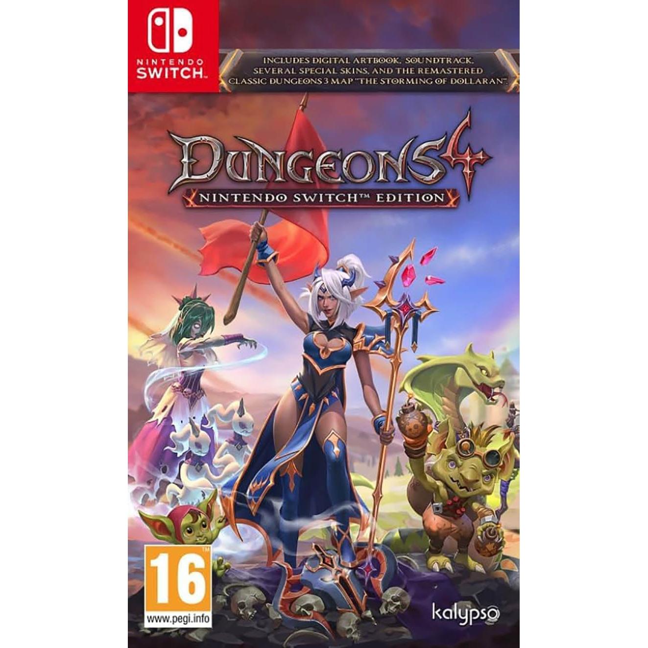 Dungeons 4 Deluxe Edition, Juego para Consola Nintendo Switch