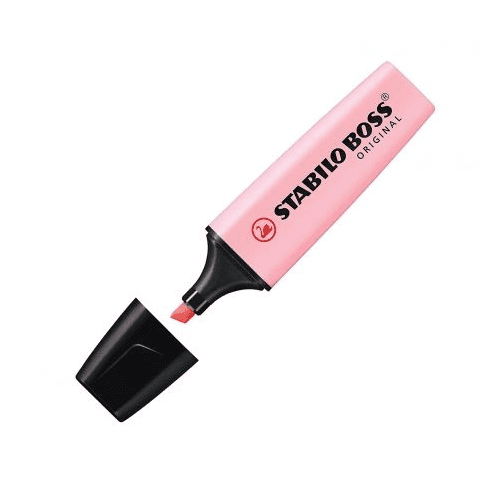 Rotulador Stabilo Boss Pastel  Rosa claro