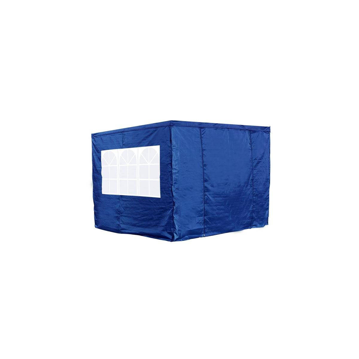Regalos Miguel - Packs Laterales Carpas Plegables - Pack 4 Laterales para Carpas 3x3 Master 2L1V1P - Azul
