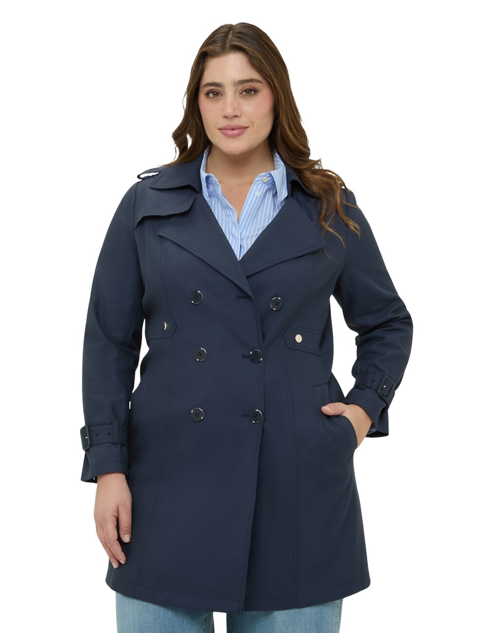 Fiorella Rubino - Trench con cierre cruzado