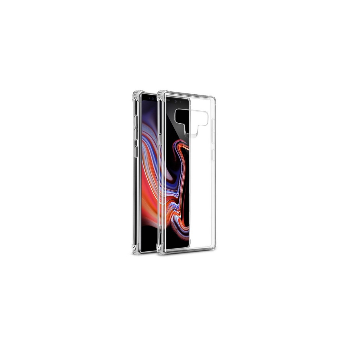 Tumundosmartphone Funda Gel Tpu Anti-Shock Transparente para Samsung Galaxy Note 9