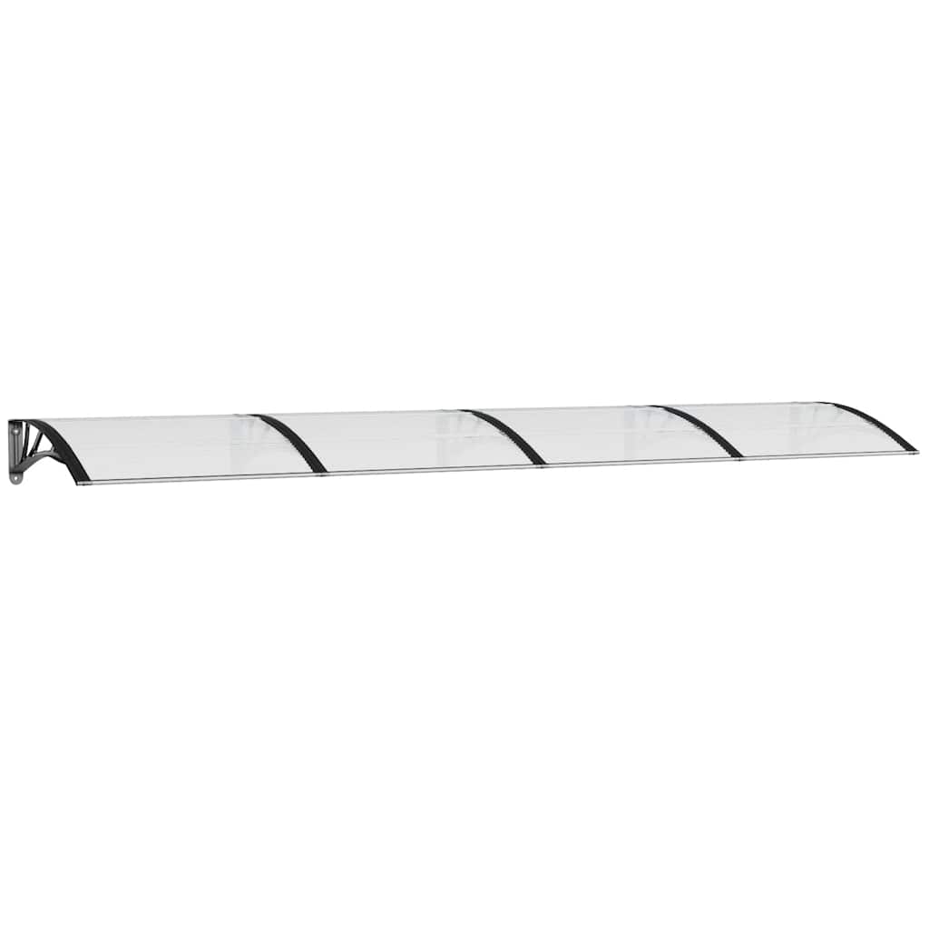 vidaxl marquesina puerta policarbonato 350x75 cm