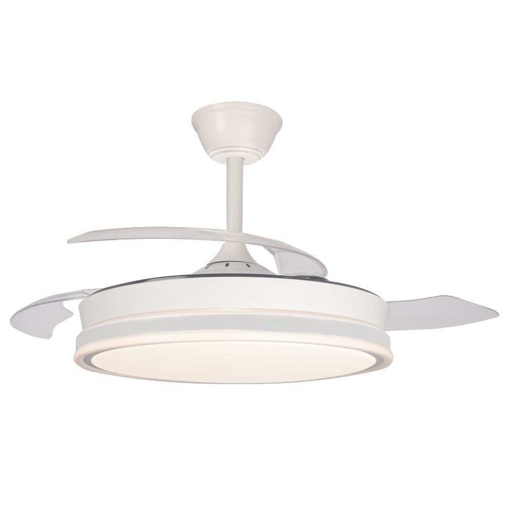 Akunadecor - OFERTA Ventilador de techo PITIJOPO con motor DC 6 velocidades Tecnología Led muy eficiente 45W tres tonalidades_ Control remoto con temporizador_ luz REGULABLE en color e intensidad_ MEMORIA motor inverter verano/invierno ultra silencioso.