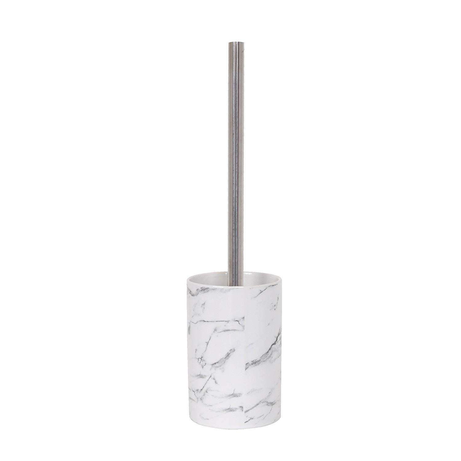 MSV Escobilla de Baño y Soporte Toscana de Acero Inoxidable