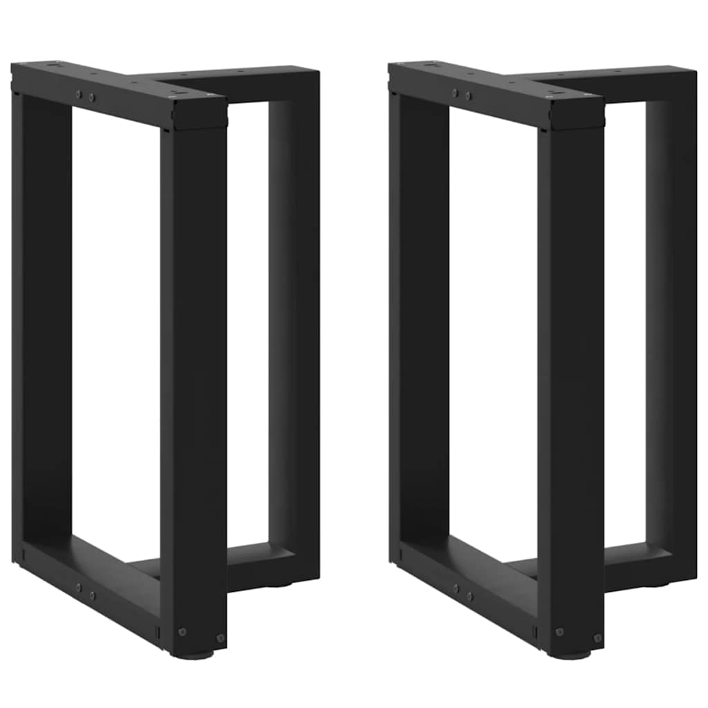 vidaXL Patas para mesa de comedor en forma de T (2 unidades) 60 x 35 x (72-73) cm, acero