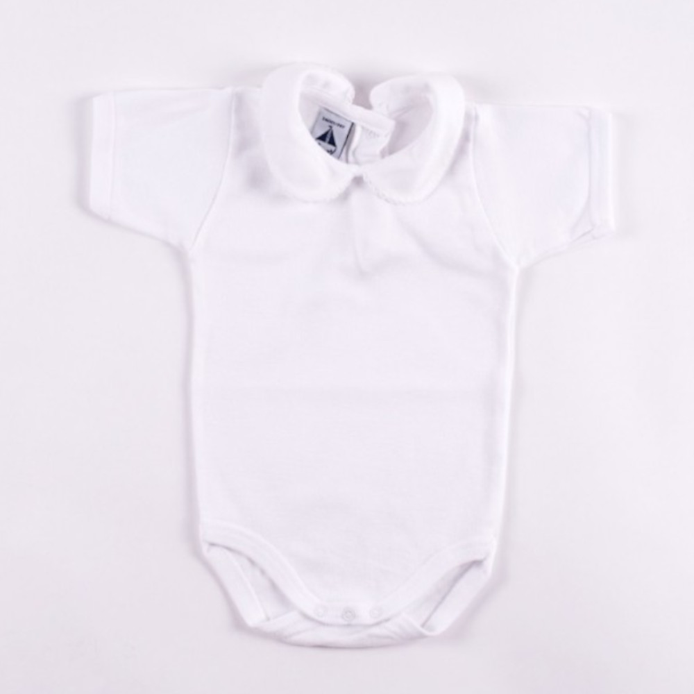 Body babidu de manga corta cuello de bebe