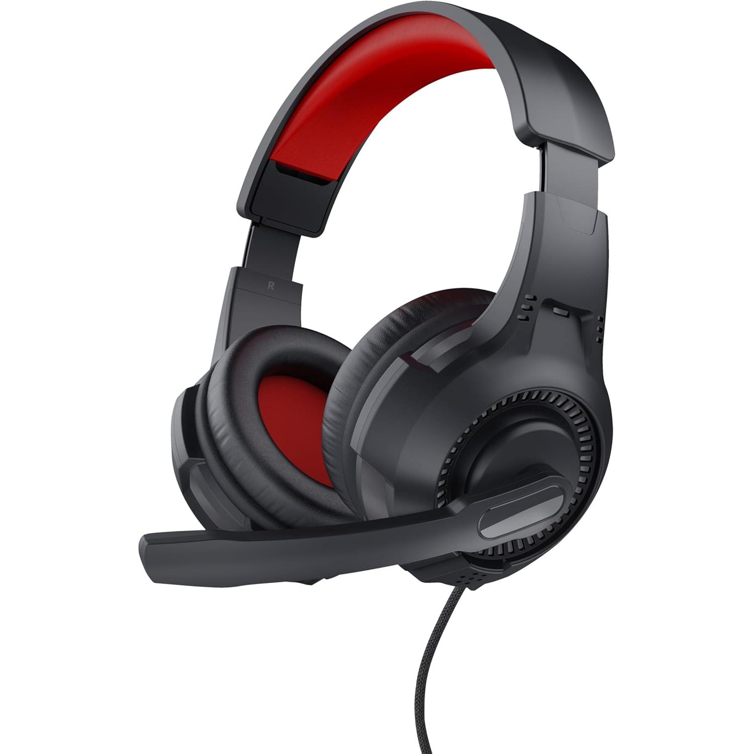 Auriculares Gaming con Micrófono Trust Gaming 24785/ Jack 3.5/ Rojos y Negros