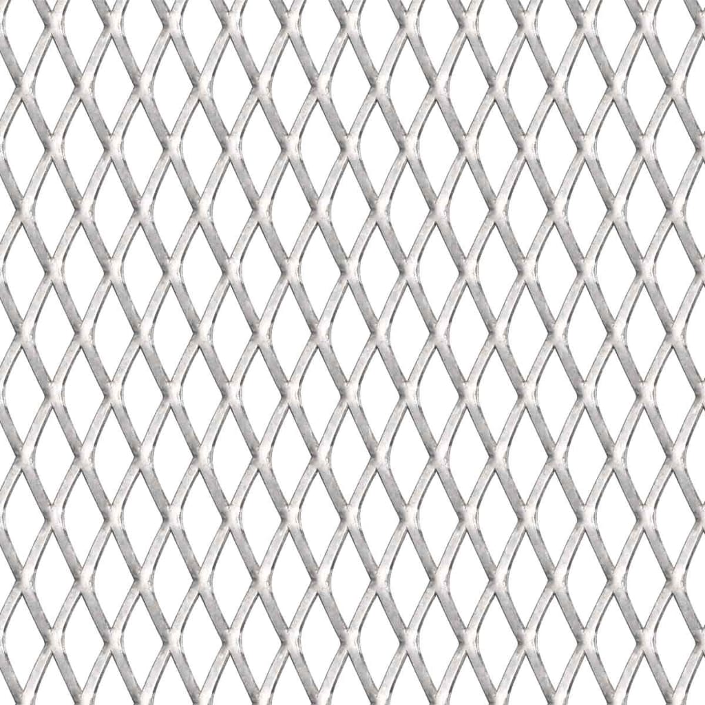 Vidaxl Valla Alambrada de Jardín Acero Inoxidable 45x20x4 Mm - 50x50 Cm