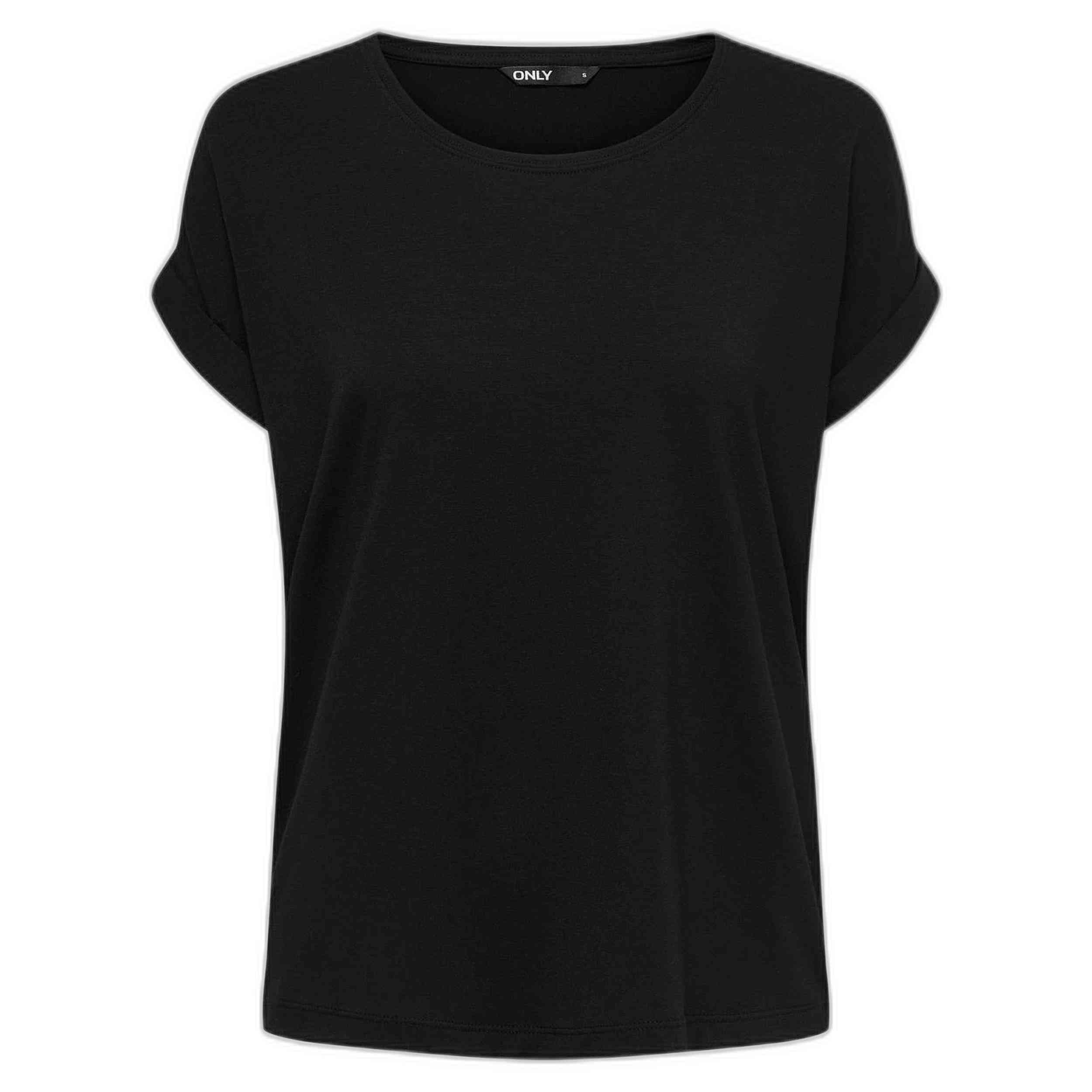 Camiseta De Manga Corta Only para Mujer en color Negro