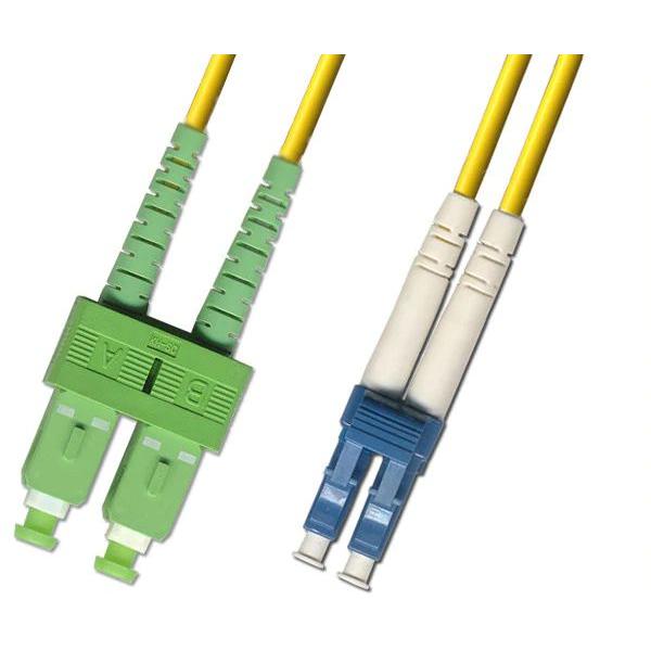 Cable de Fibra óptica Microconnect SC/APC-LC/UPC 3m OS2 de Alta Calidad