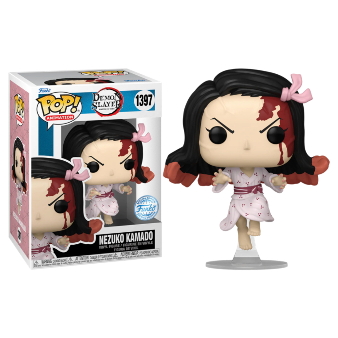 Funko Nezuko Leaping   Demon Slayer  1397  Special Edition  Pop Vinyl exclusiva Kimetsu no Yaiba