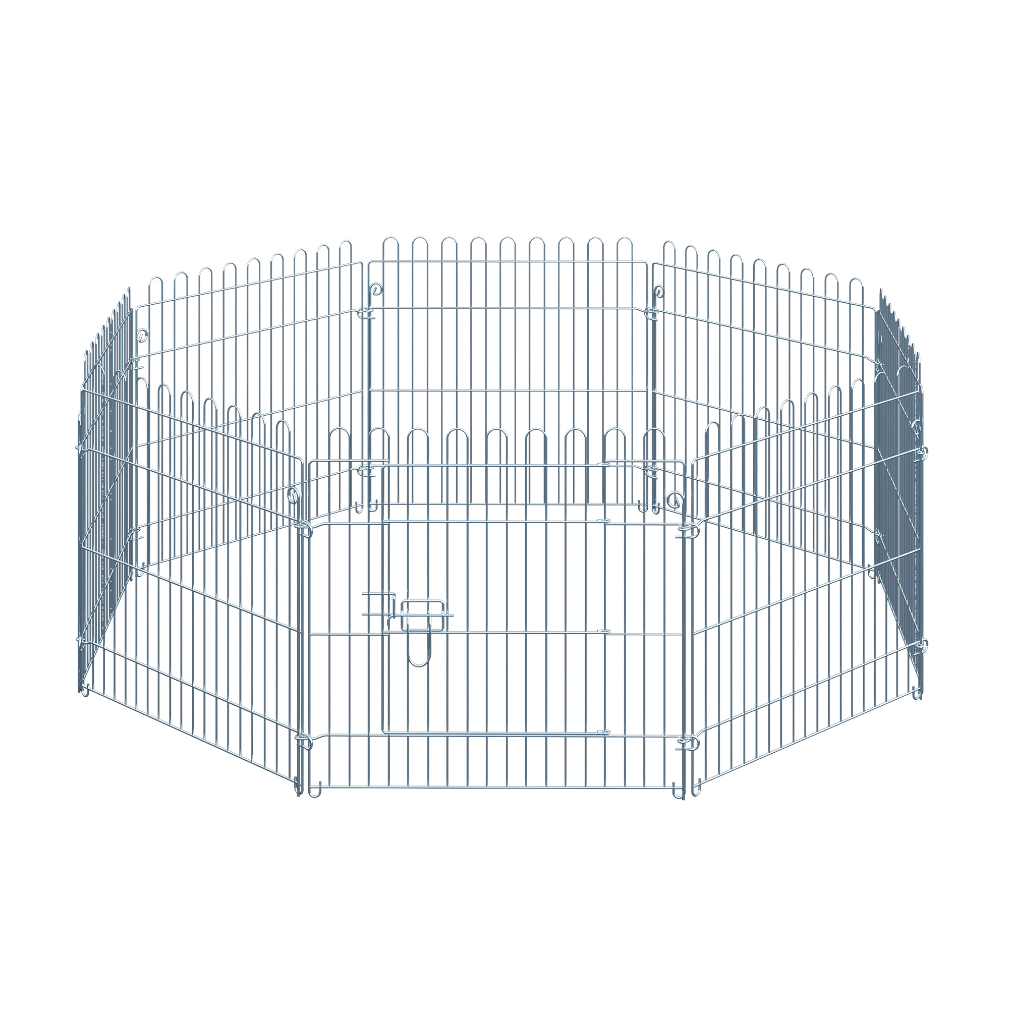PawHut Parque para Cachorros Valla para Cachorros Animales Rejilla Medidas 63 x 60 CM/63x76 cm /63x91 cm