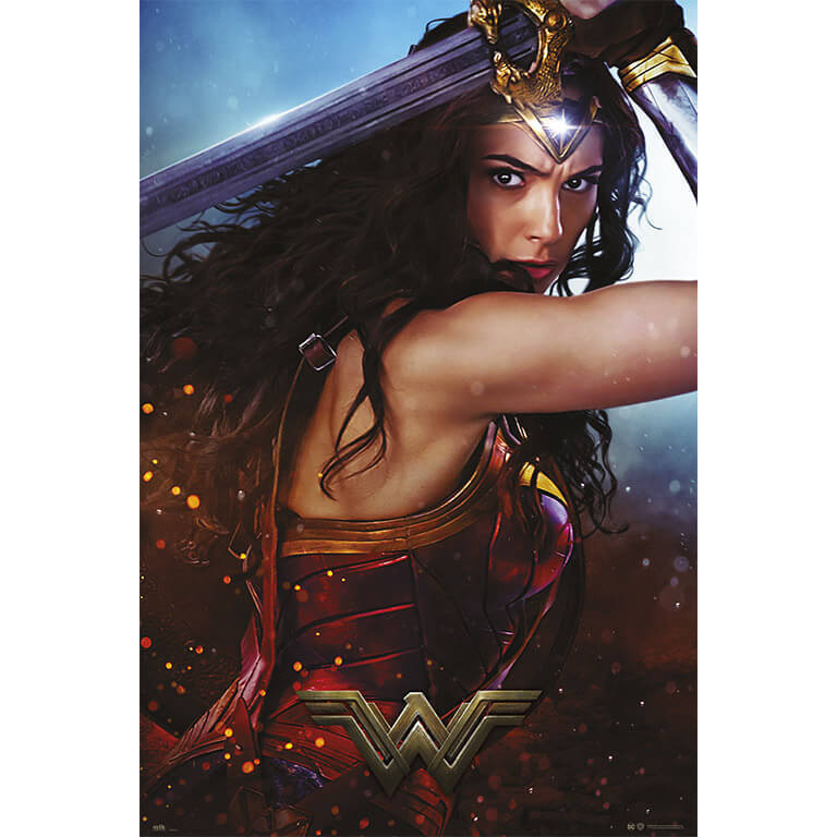 Grupo Erik Póster Mujer Maravilla Espada DCORG 61 X 91 5 Cm