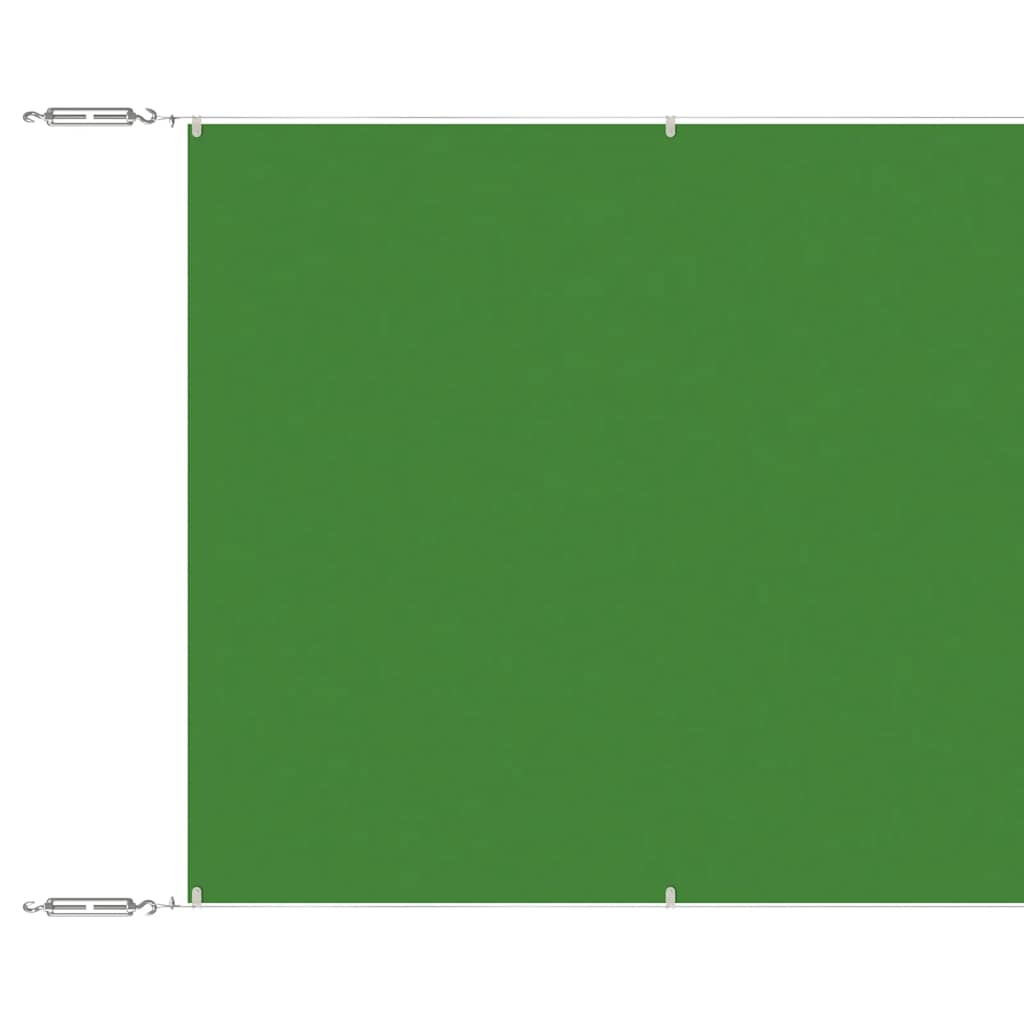 vidaXL Toldo vertical verde claro 180x1000 cm tela oxford