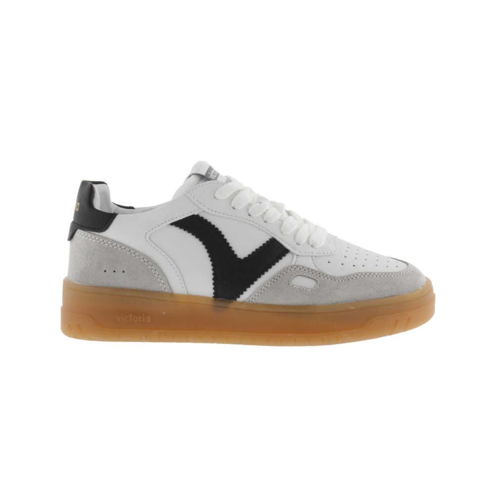 Victoria Seúl Zapatillas de efecto piel con piezas en contraste y de serraje y suela caramelo 1257126