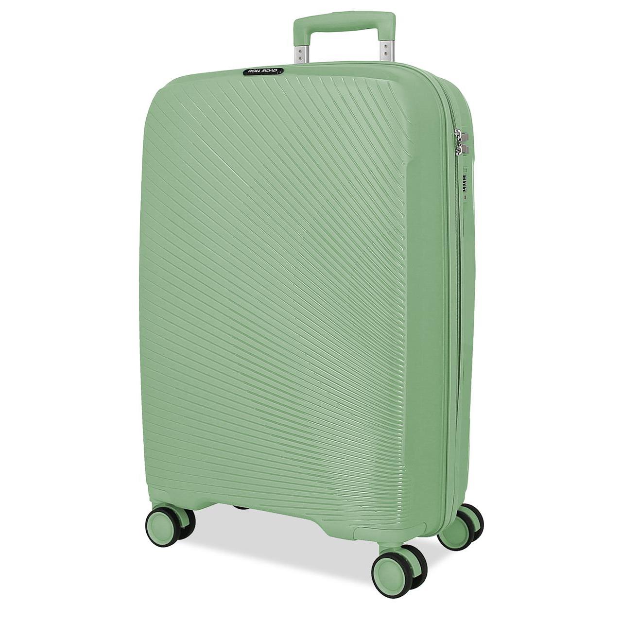 Maleta de cabina Roll road Orbit PP con capacidad de 42,74L Verde