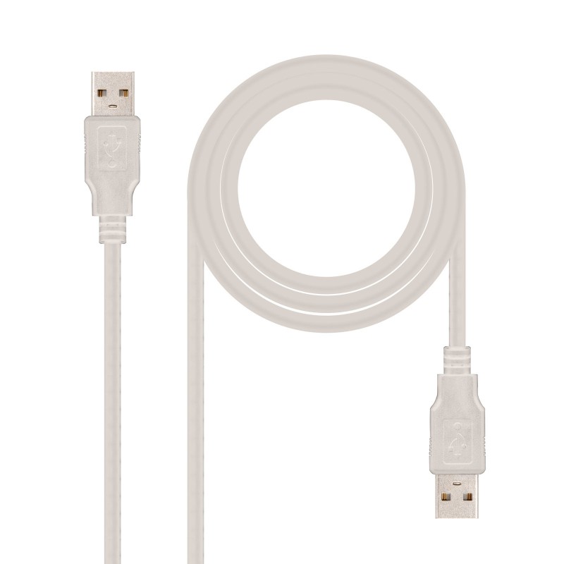 Nanocable - Cable USB 2.0, Tipo A/M-A/M, 3.0 m 10.01.0304