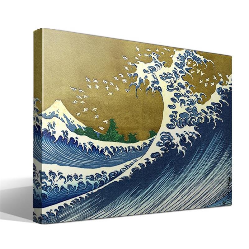 Cuadro Canvas Gran Ola de Katsushika Hokusai - Alta Resolución - Fabricado en España