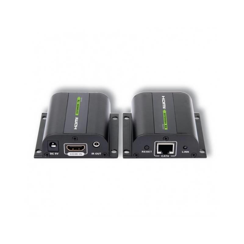 Extensor HDMI Techly para Cat.5e/6/6a/7 Hasta 60m con IR y Ethernet
