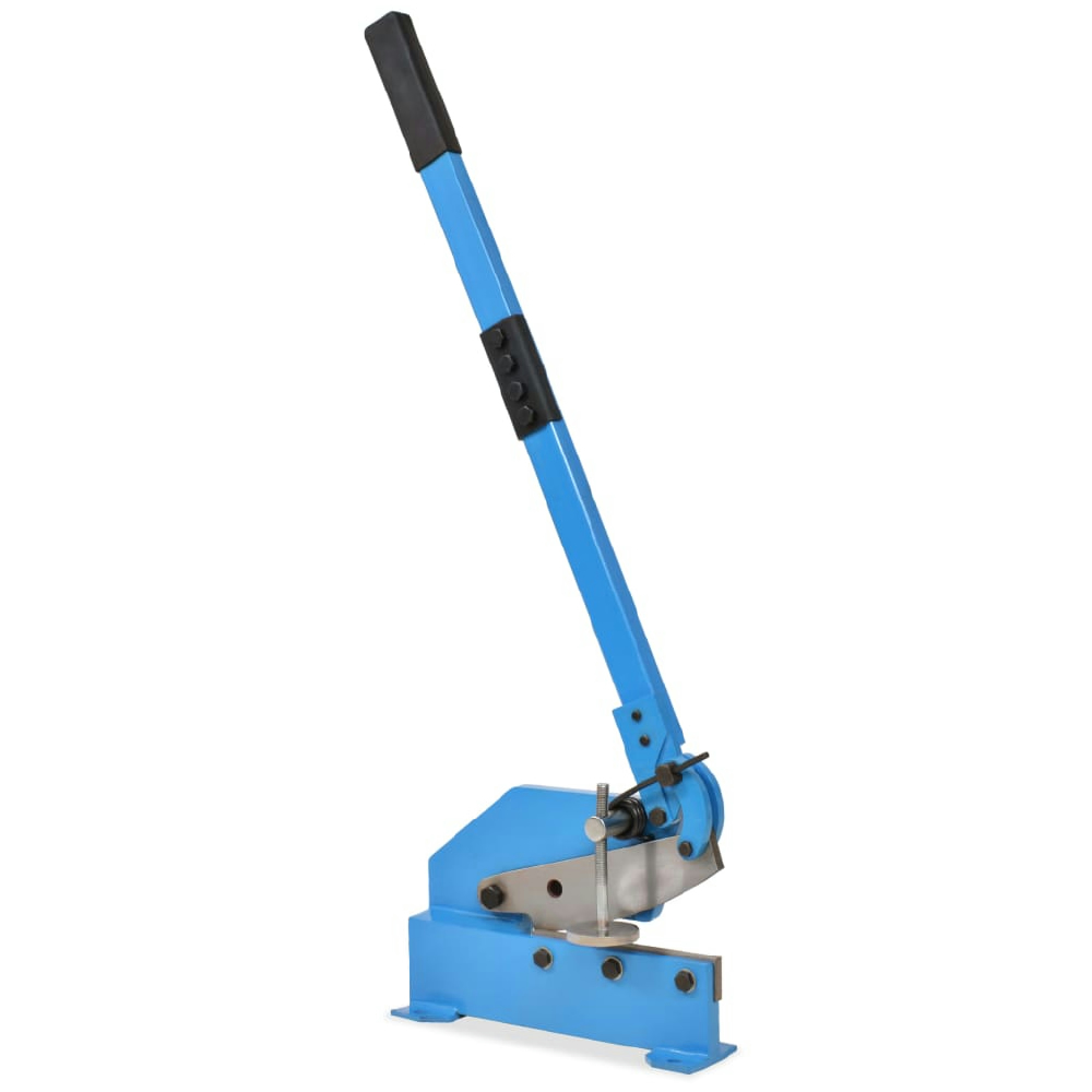 Vidaxl Cizalla de Palanca Azul 200 Mm - Cortar Chapas y Barras - Corte Hasta 6mm