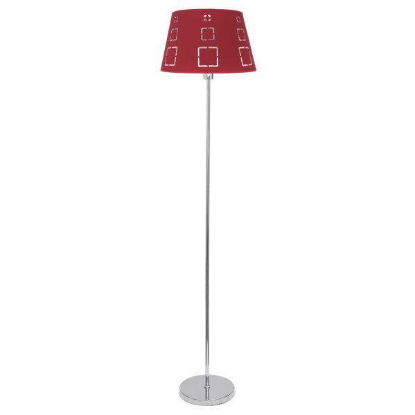 Lampara Pie De Salon Celaya 1xe27 Rojo de FABRILAMP.