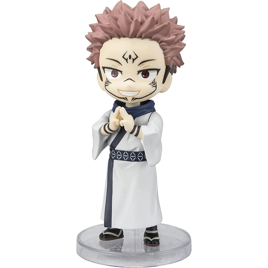TAMASHII NATIONS - Figura coleccionable Figuarts Mini Sukuna de Kimetsu No Yaiba, diseño chibi articulado de 9 cm, acabados premium y base incluida