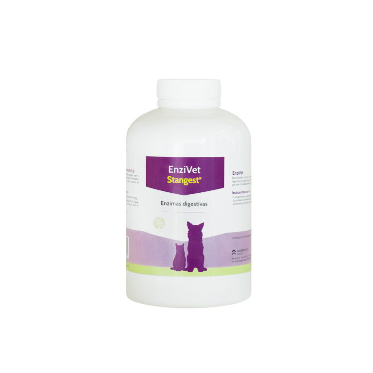 ENZIVET COMPRIMIDOS, COMPLEMENTO NUTRICIONAL PARA MASCOTAS, LABORATORIOS STANGEST, CON ENZIMAS DIGESTIVAS, ORIGEN NATURAL
