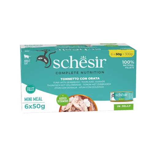 Schesir  Comida Húmeda Multipack de Atún con Dorada   (Gatos , Comida , Comida húmeda) - 6x50 gr