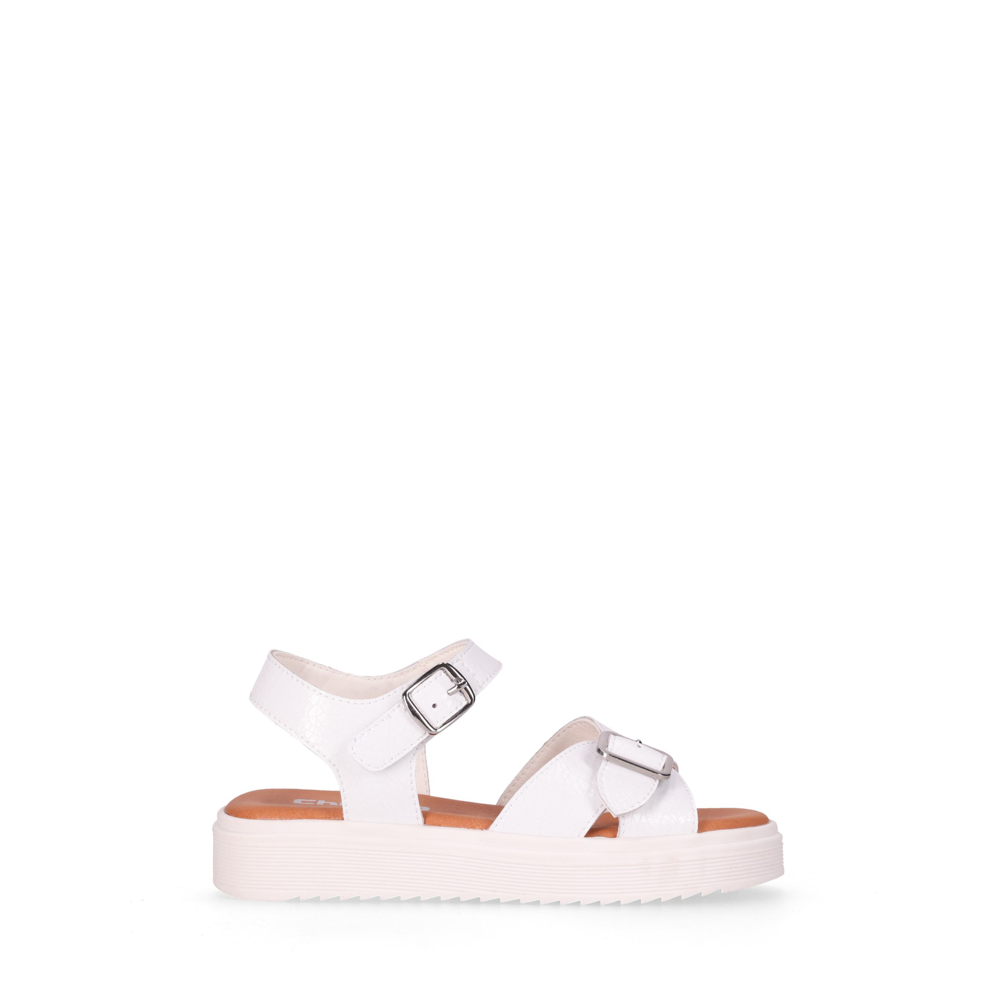 Chika10 Kids EXPLORER 01 Sandalias Planas Blanco/White