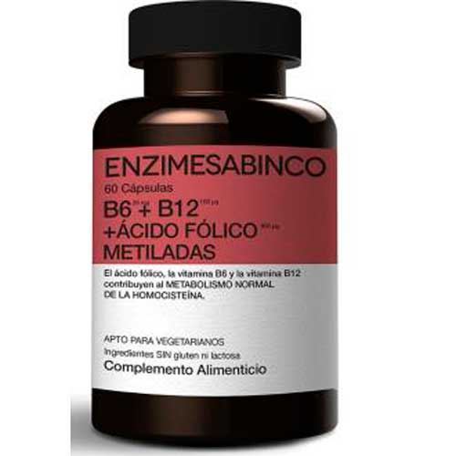 Enzime Sabinco - Sabinco B6 + B12 + Acido Folico Metiladas 60Cap - Más Energía