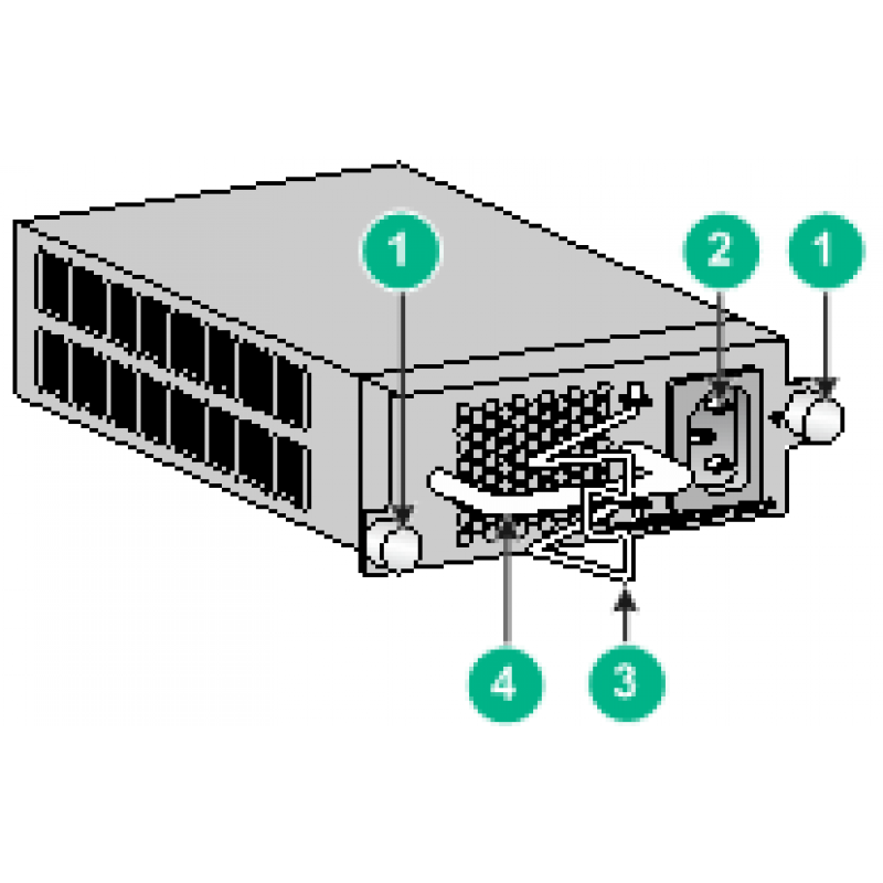 H3c - Psr75-12a-gl - 75w Ac Pluggable Power Supply Module