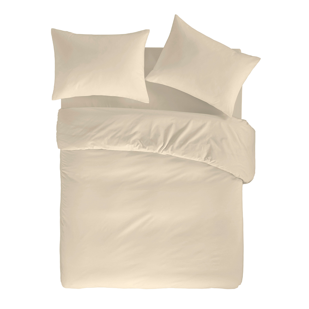 GUY LAROCHE - Funda nórdica de algodón 200 hilos PURE crema. Varios tamaños disponibles.