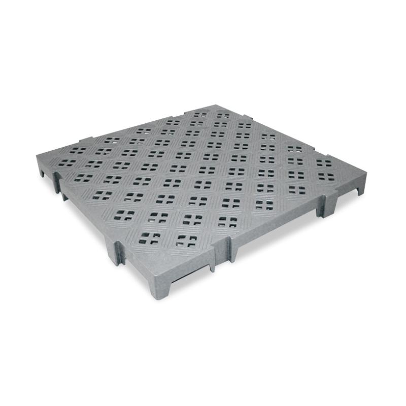 Loseta antideslizante gris 1000x500x50 mm.