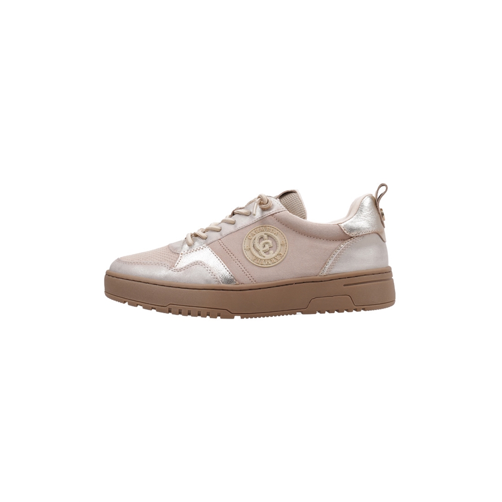 Carmela 161808 Deportivas Planas Mujer Beige