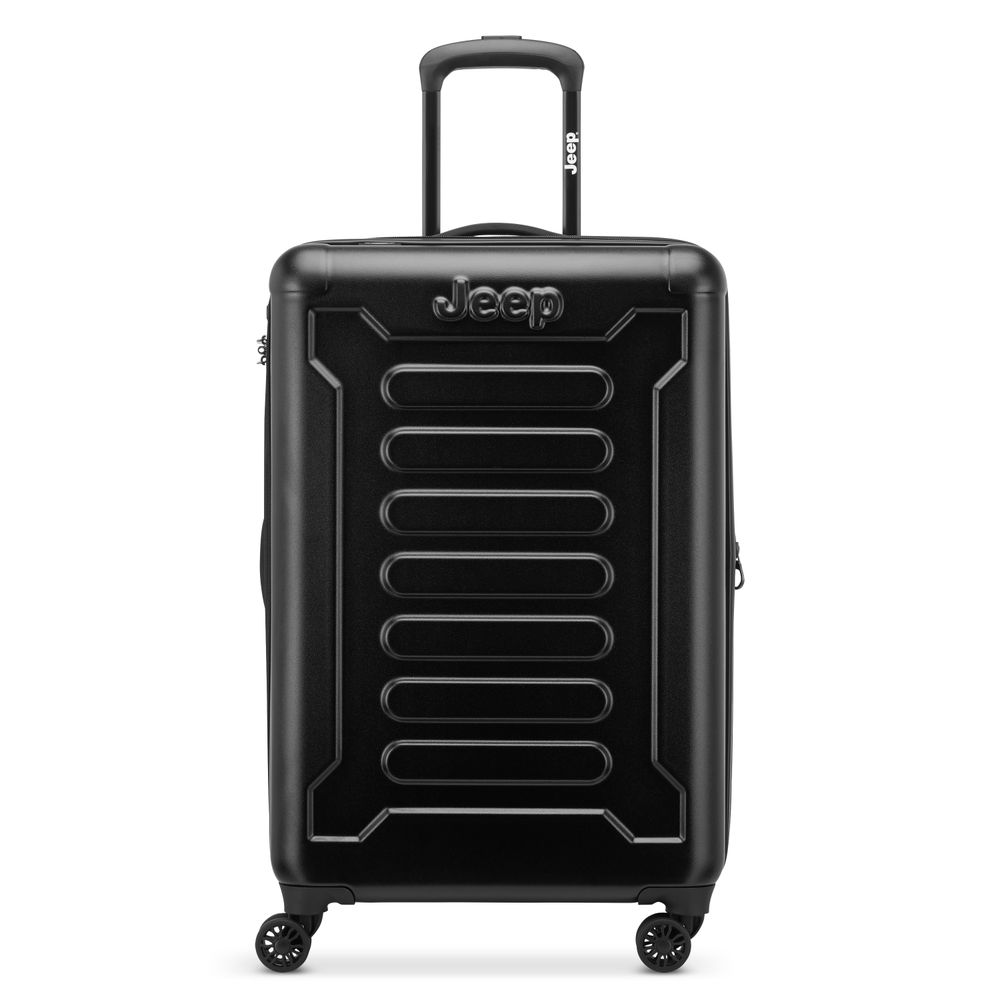 Jeep Maleta mediana expandible 68 cm JH004C, 75 L, TSA , rígida, 4 ruedas dobles, de Pc/abs. Varios colores