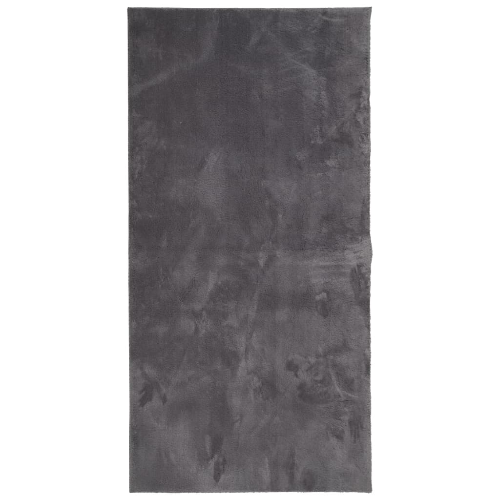 vidaXL Alfombra de Pelo Corto y Suave Lavable Tapete Alfombrilla Color Antracita,  Arena,  Azul y mas
