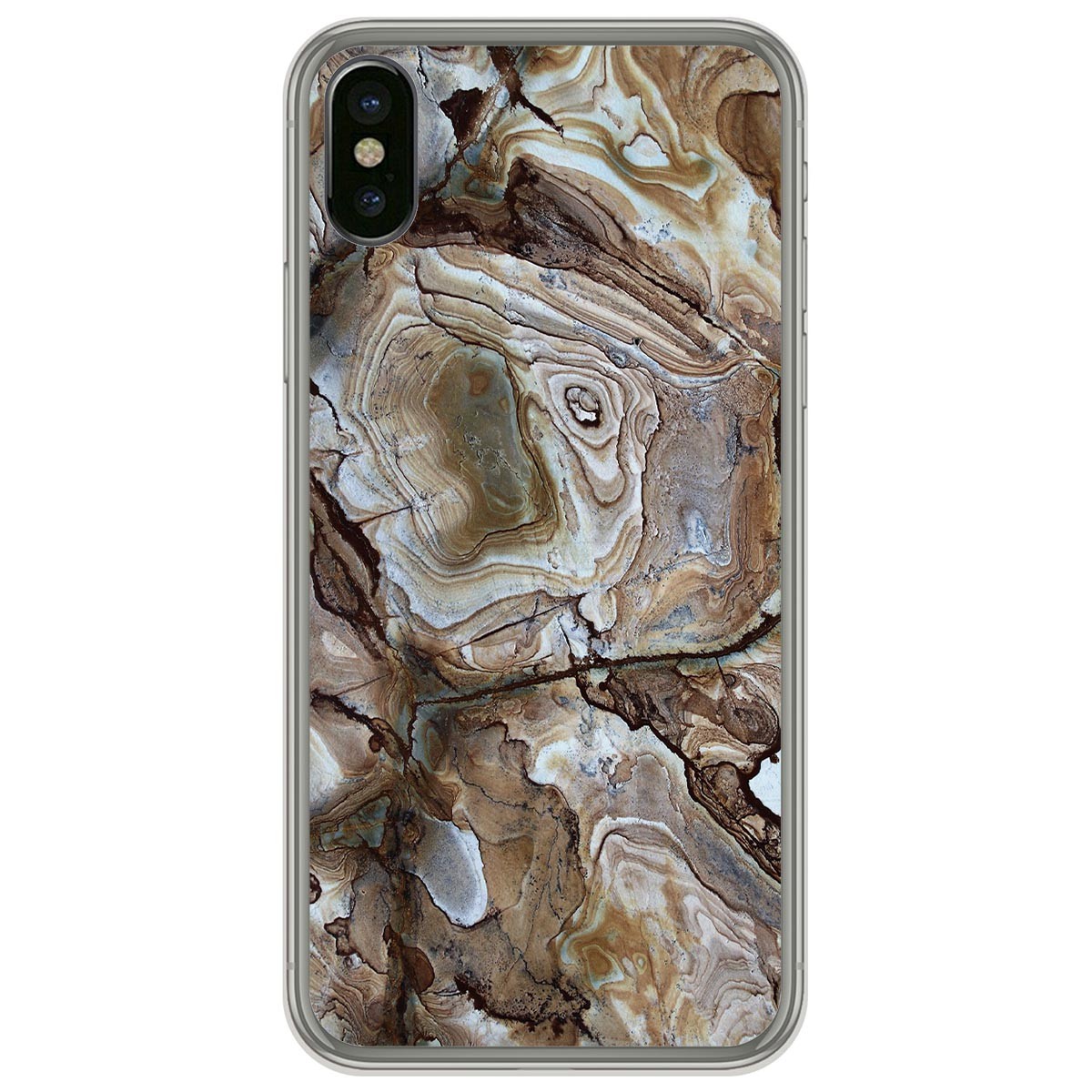 Tumundosmartphone Funda Gel Tpu para Iphone X / Xs diseño Mármol 14 Dibujos