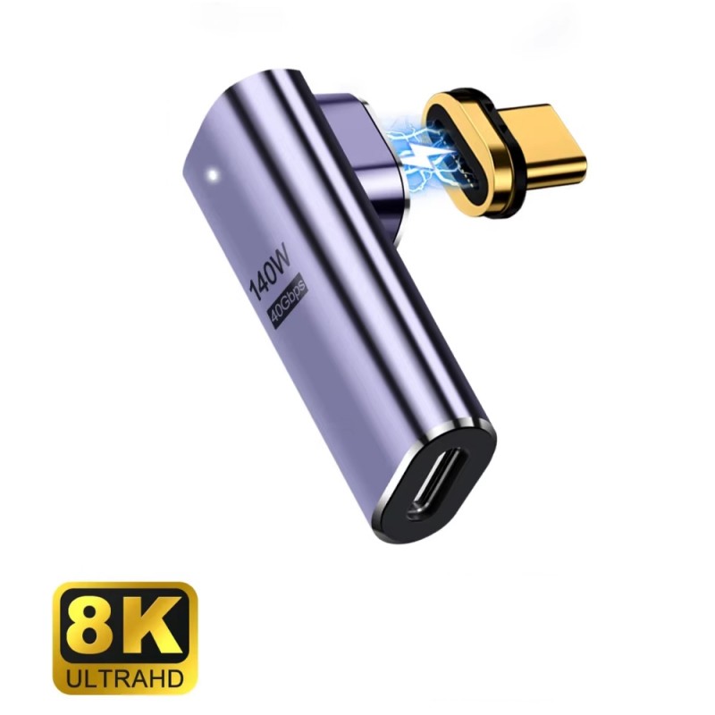 Ewent - EC1049 cambiador de género para cable USB-C Púrpura EC1049