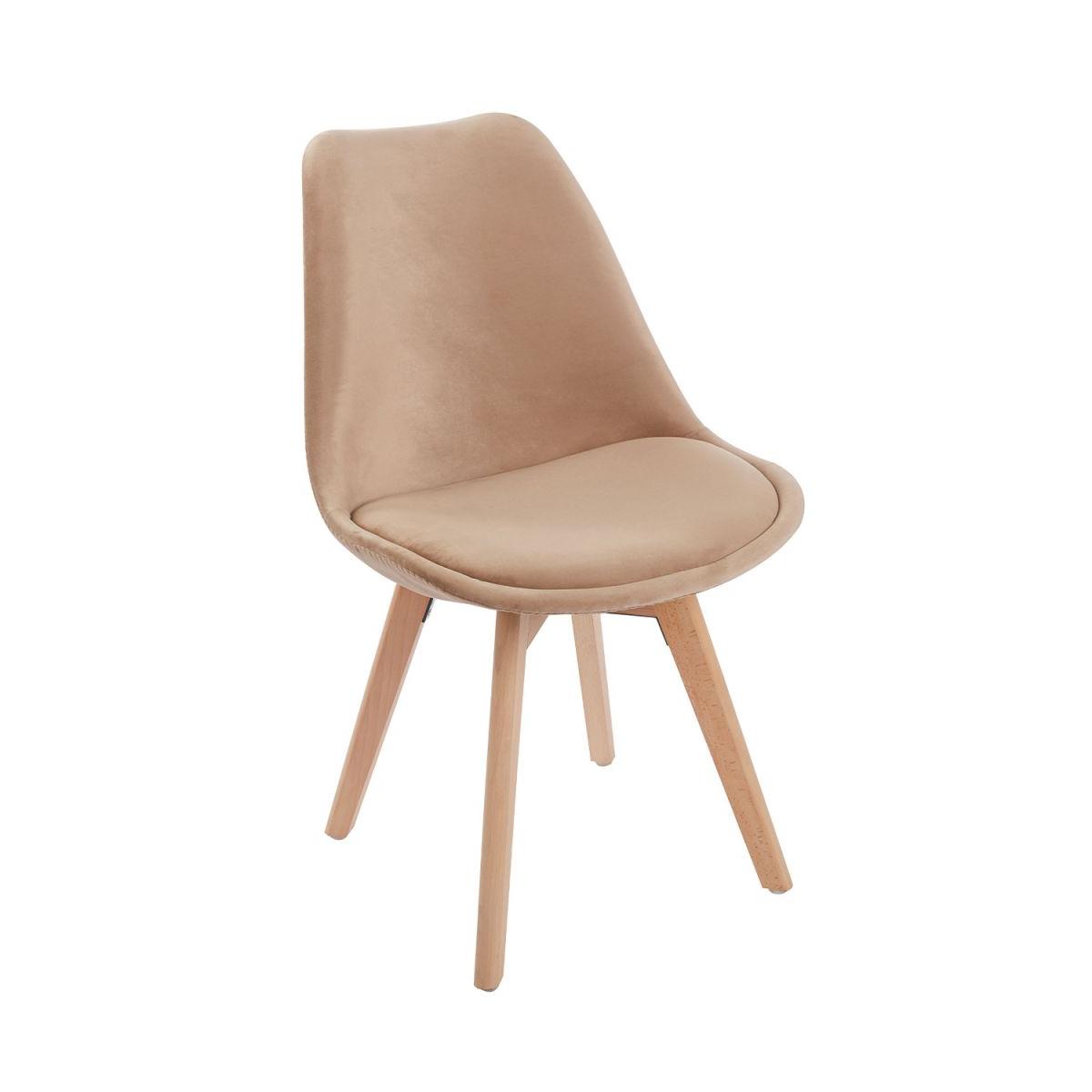 Regalos Miguel - Sillas Comedor - Silla Synk Terciopelo - Champán