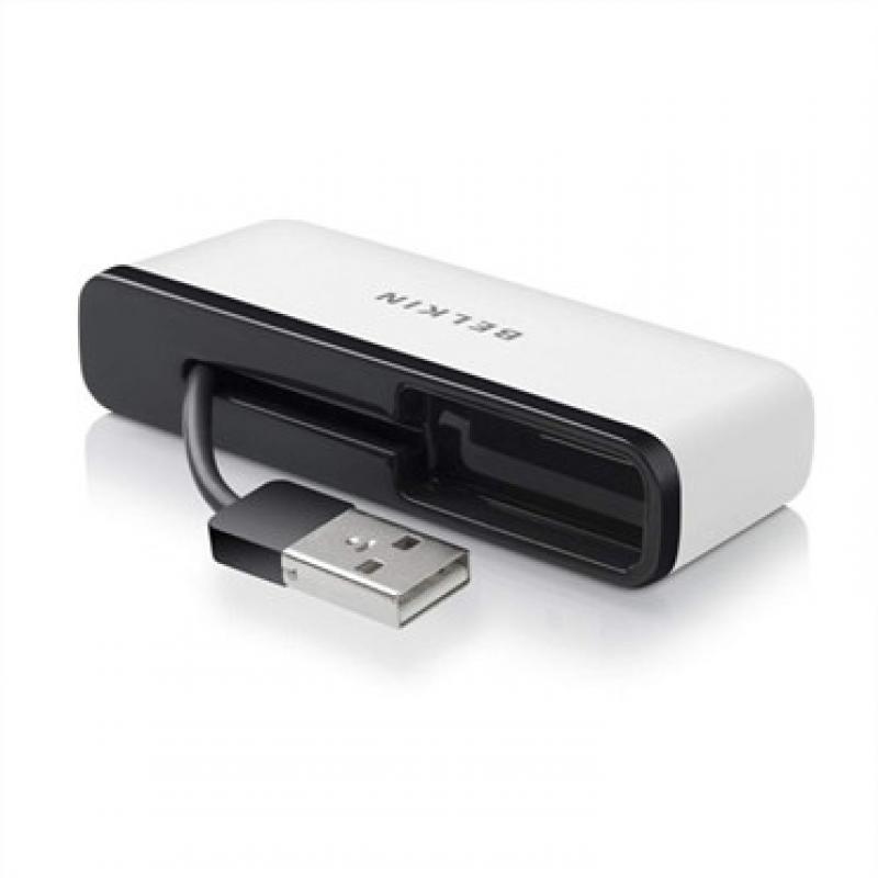 Belkin F4u021bt Hub De Interfaz 480 Mbit/s Negro, Blanco