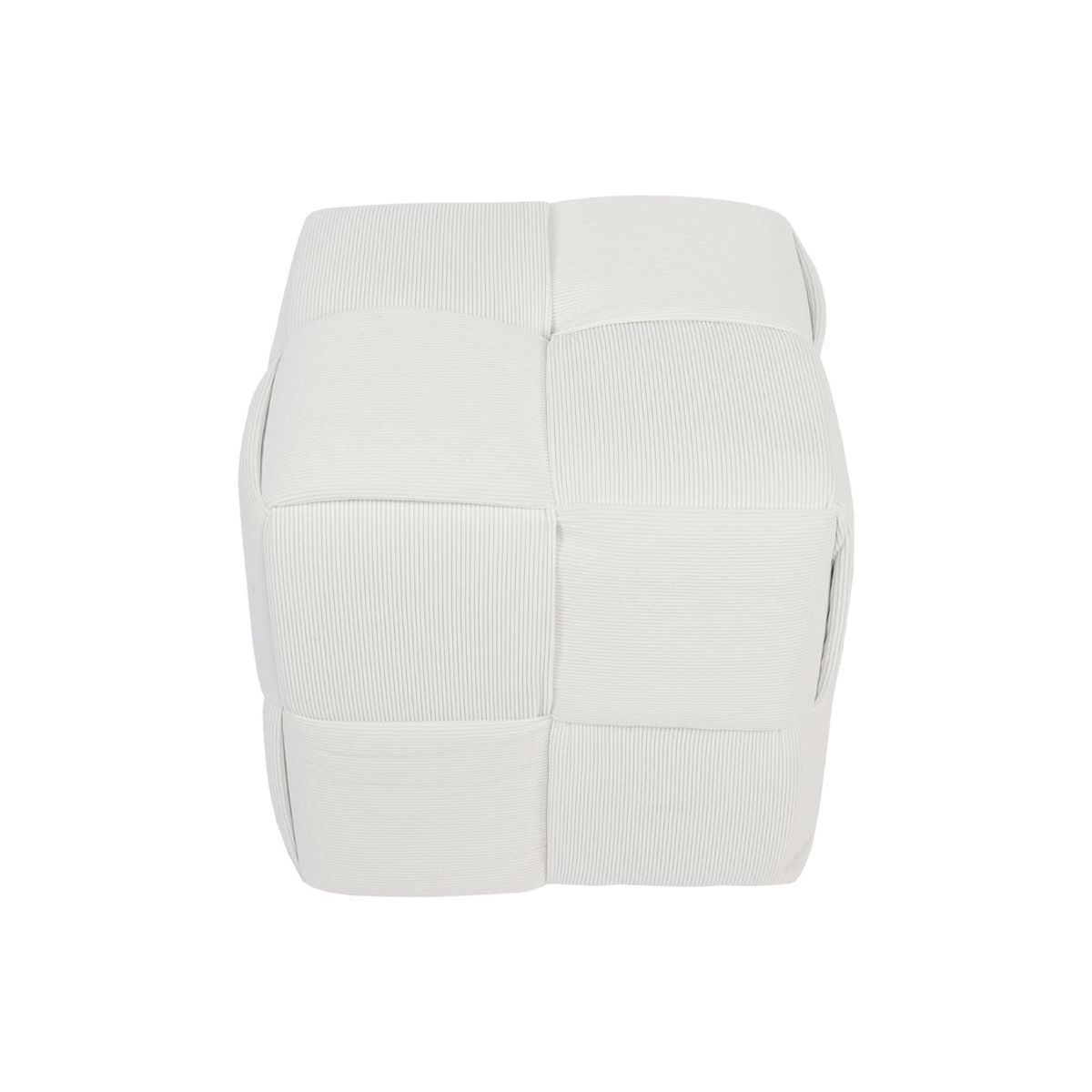 Puf Courdoruy diseño cuadrado 41x45x45 cm Adec
