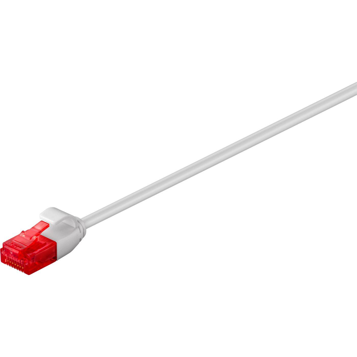 Microconnect Cable de Red U/UTP CAT6 3M Gris Delgado para Conexión de Internet