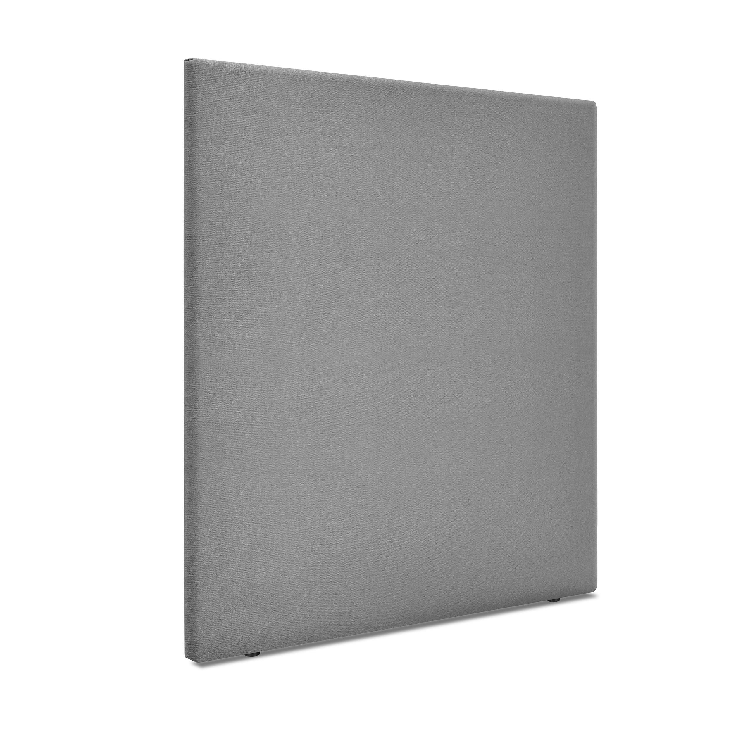 DHOME Cabecero de Polipiel o Tela Aqualine Liso Hasta el Suelo Cabeceros Cabezal Tapizado Cama (Gris Tela)