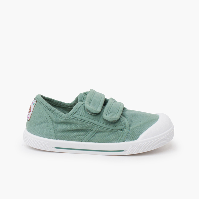 Pisamonas Zapatillas lona barefoot wide piso raya