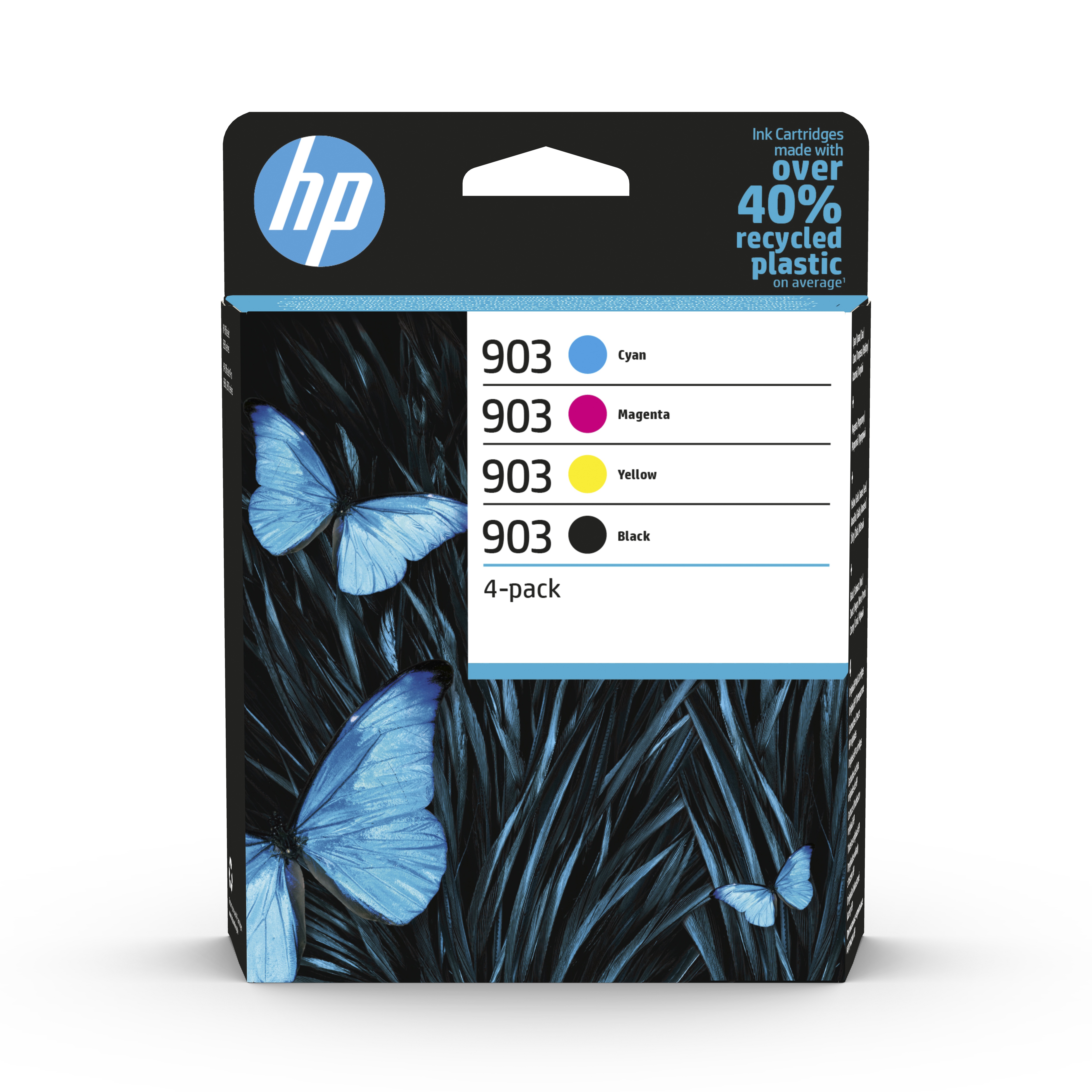 HP Paquete de 4 cartuchos de tinta Original 903 negro/cian/magenta/amarillo