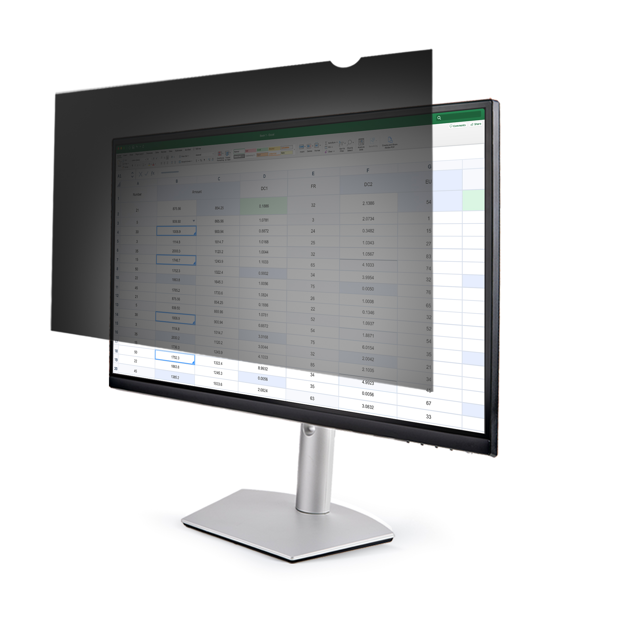 StarTech.com Filtro de Privacidad para Monitores de 23 Pulgadas - Pantalla de Privacidad para Reduci