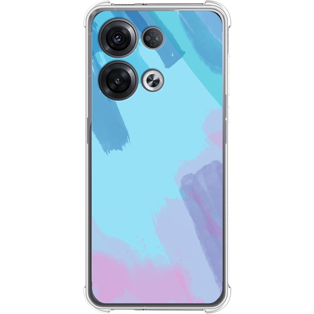 Funda Silicona Antigolpes para Oppo Reno 8 Pro 5G diseño Acuarela 10 Dibujos