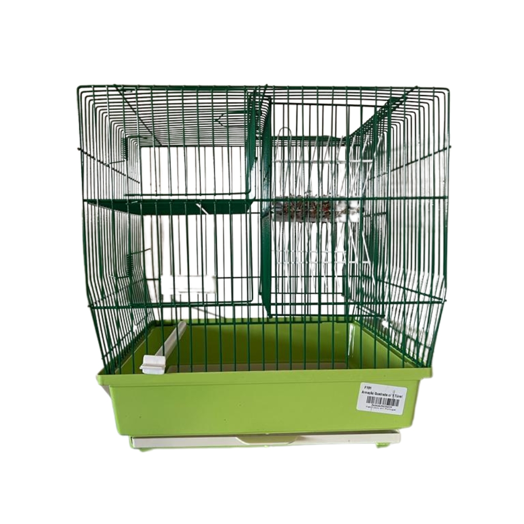 XNRN - Jaula trampa para aves automática molinillo (34,5 x 31,5 x 33,5 cm)  - Color Verde