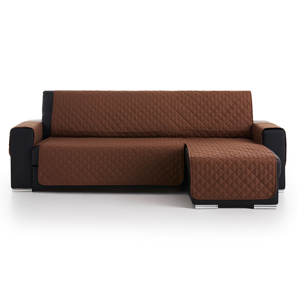 MAXIFUNDAS FUNDAS DE SOFA & CHAISE LONGUE | Modelo Couch Cover | Cubre Sofá Chaise Longue Acolchado Brazo Derecho 200 Cm | Amplia variedad de colores disponible