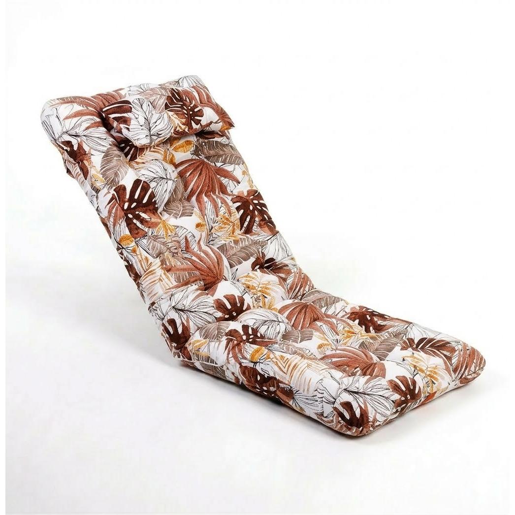 Cojín para Tumbona, Acolchado para Tumbona de Playa, Jardín, Piscina, Terraza, Verano(PACK de 2) - Colchoneta Ergonómica Exterior CIVELLO global